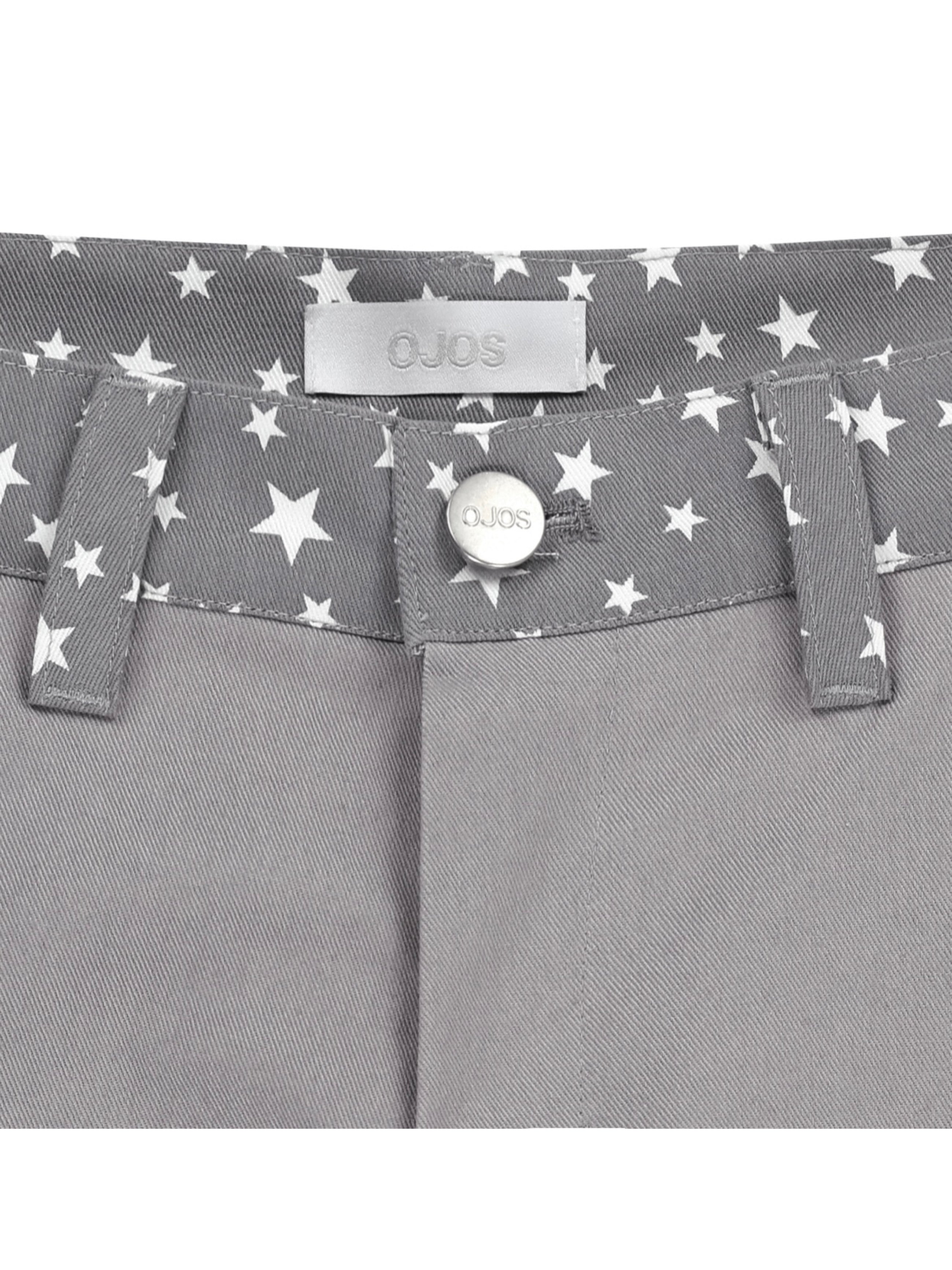 【OJOS】Star Trim Bootcut Trousers