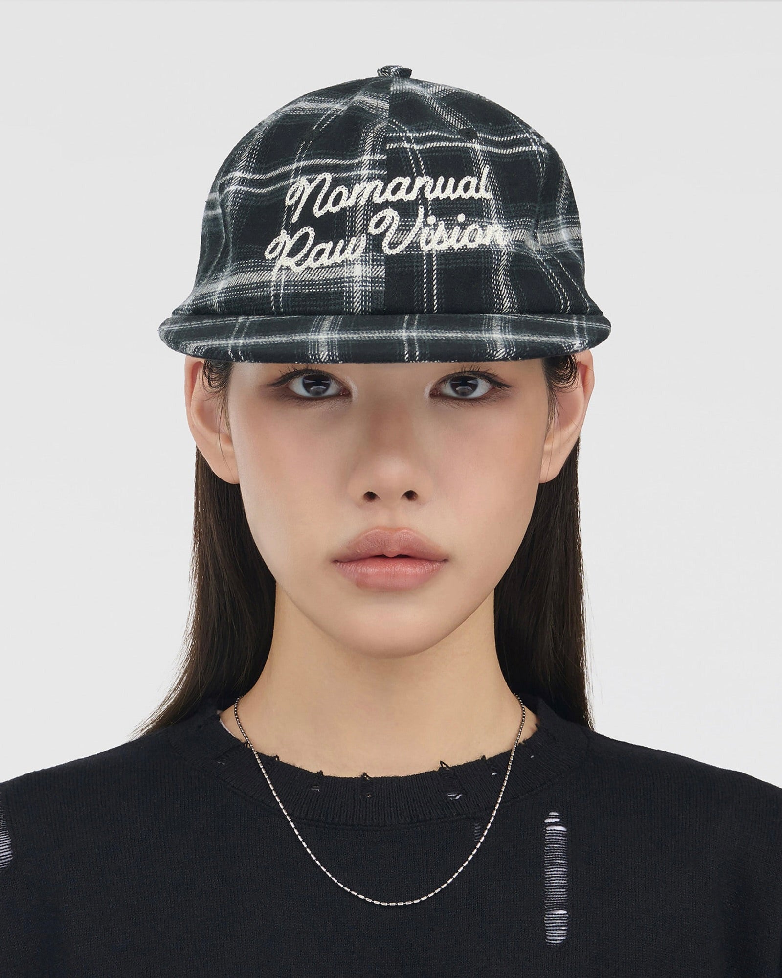 【NOMANUAL】N.R CHECK BALL CAP