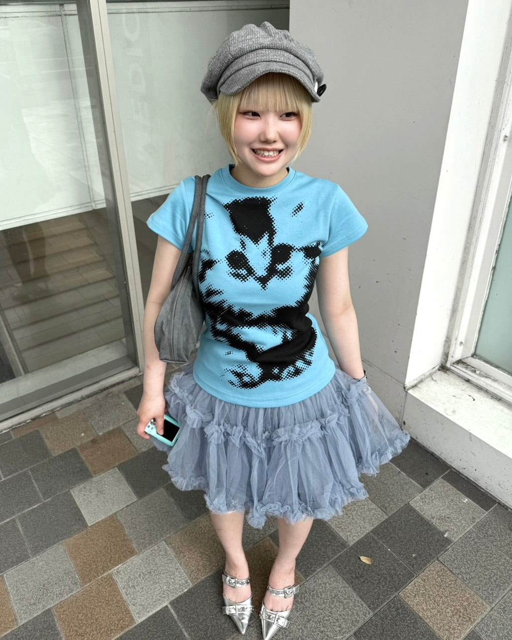 7/17 20:00 発売 国際配送【Nerd out XU】volume frill skirt (4color)