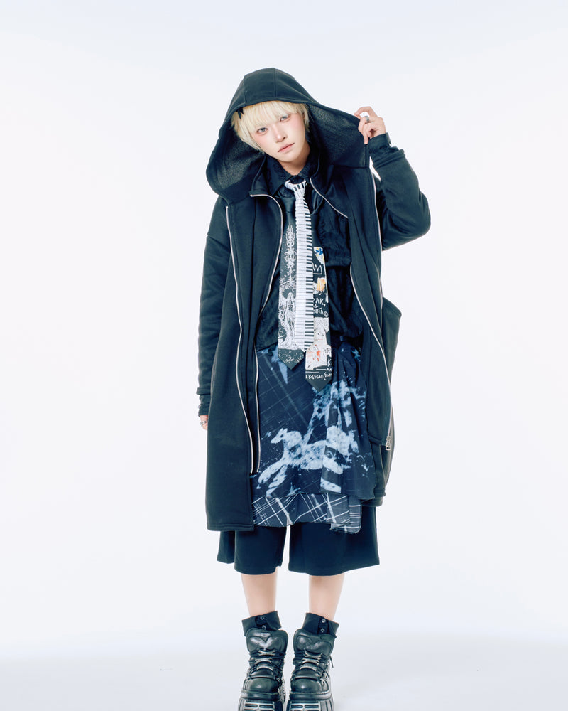 国際配送【Nerd out XU】drawing design necktie