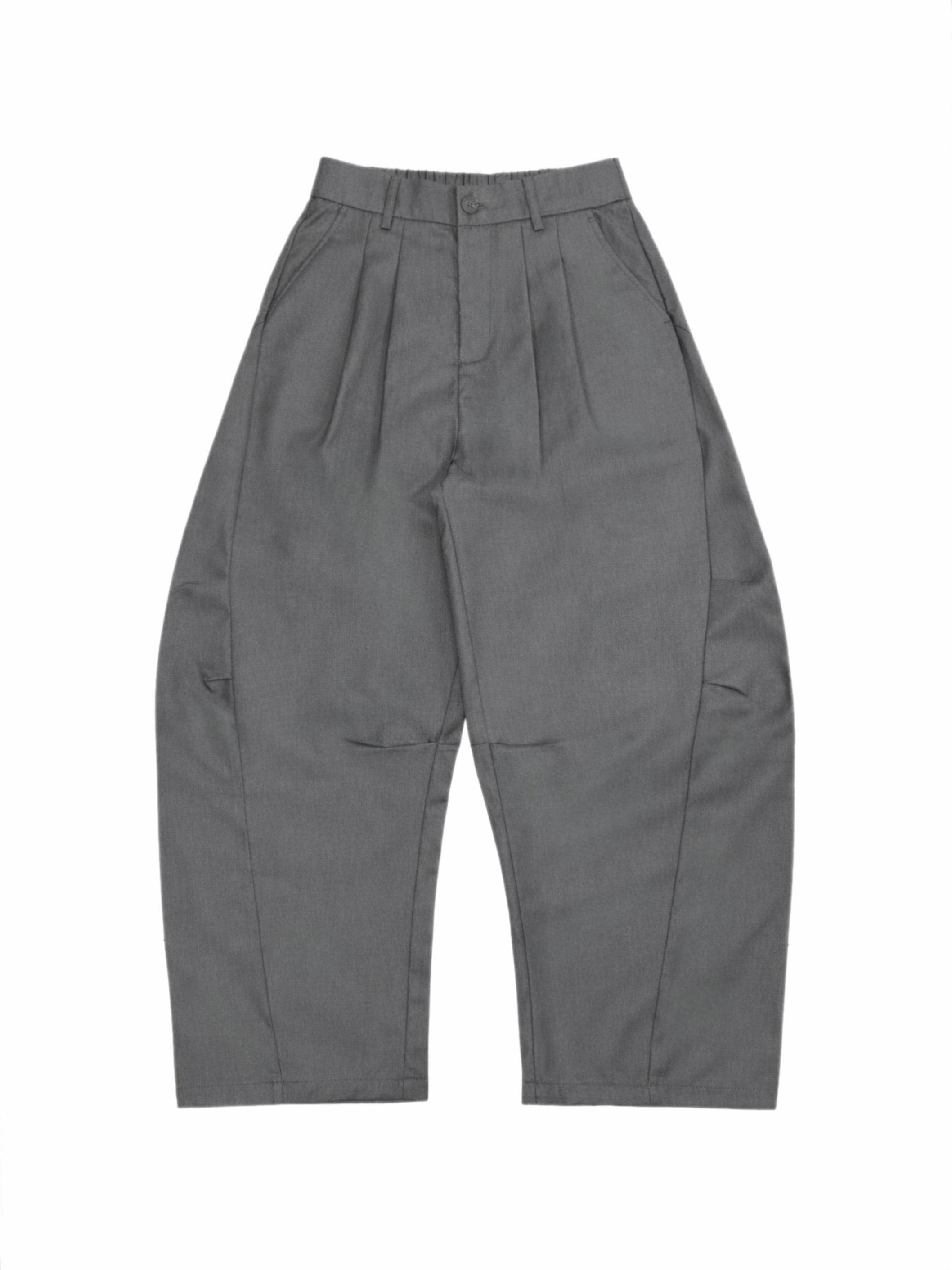 4/10 20:00発売 受注制【Chikashitsu +】2 tuck side design curve pants (3color)