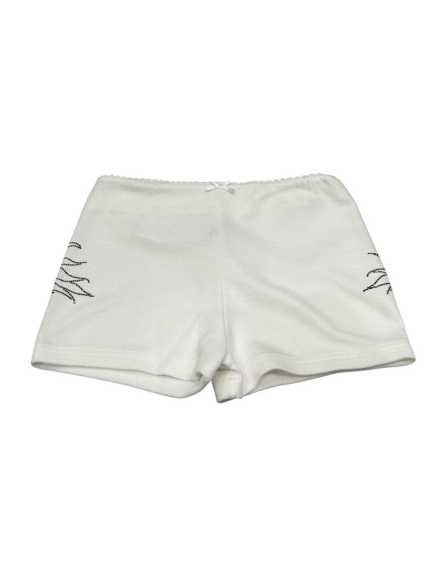 6/5 20:00発売 受注制【nmtc+】wings line stone short pants (3color)