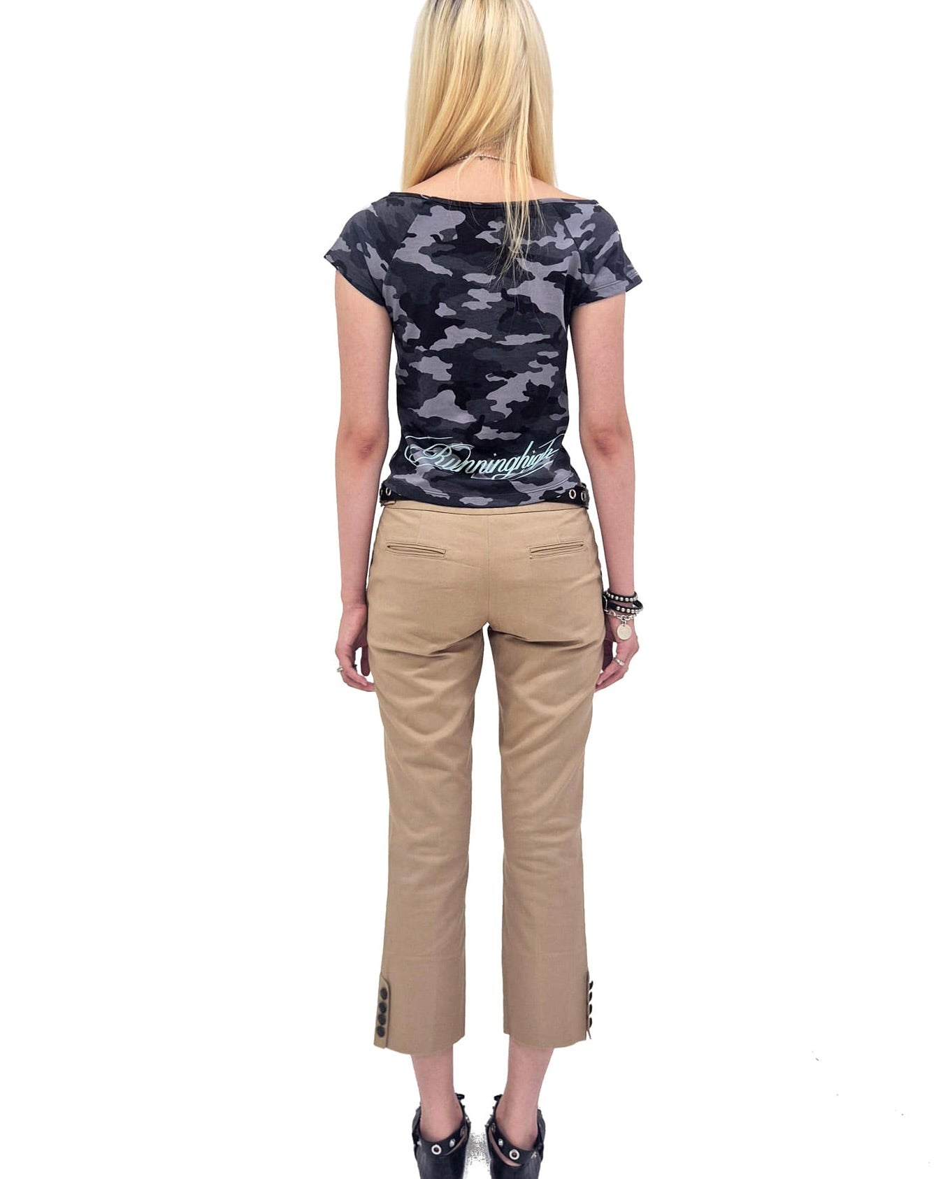 【runningHIGH】CAMOUFLAGE H/S TEE
