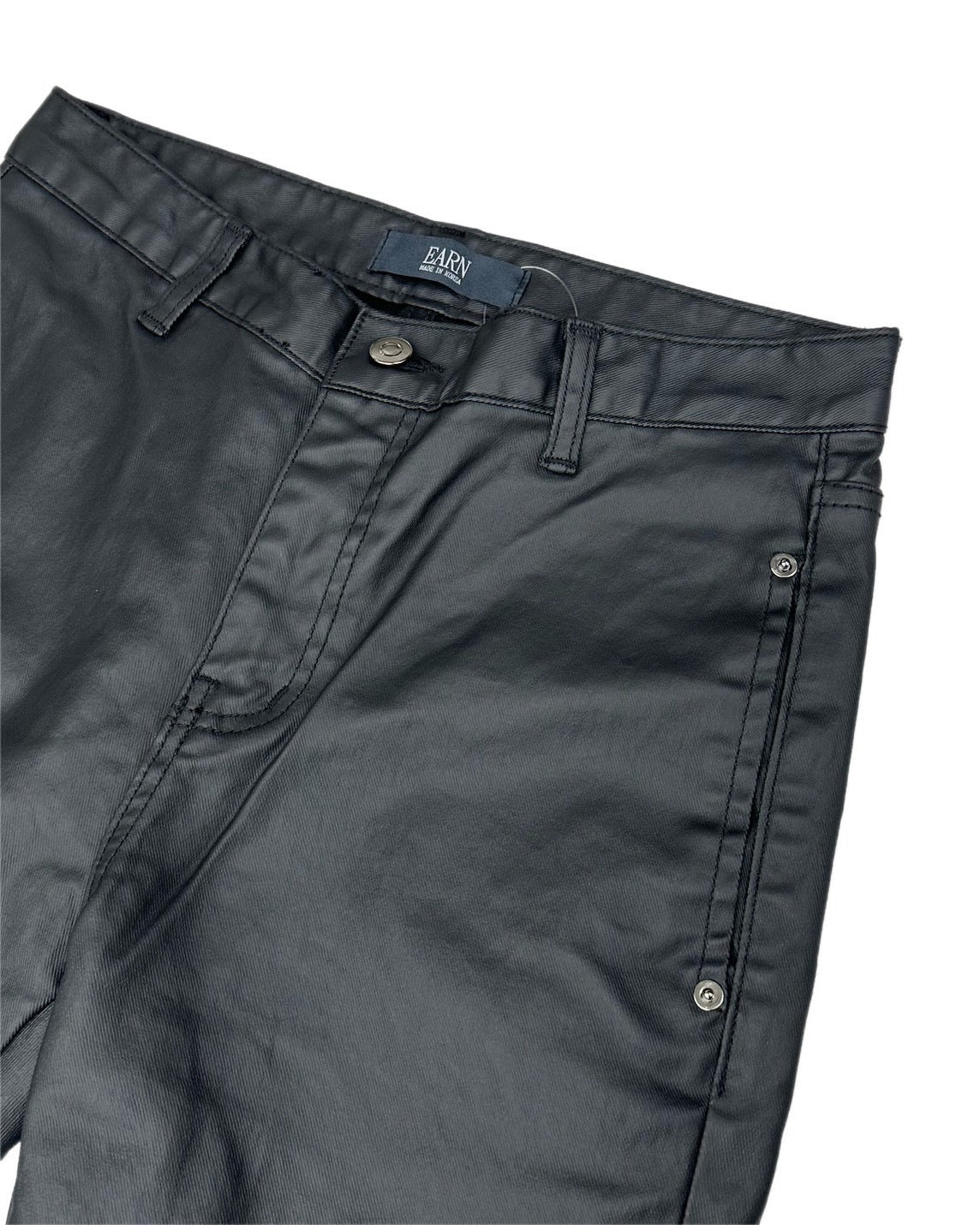 受注制【nmtc+】Coated bootcut washing pants