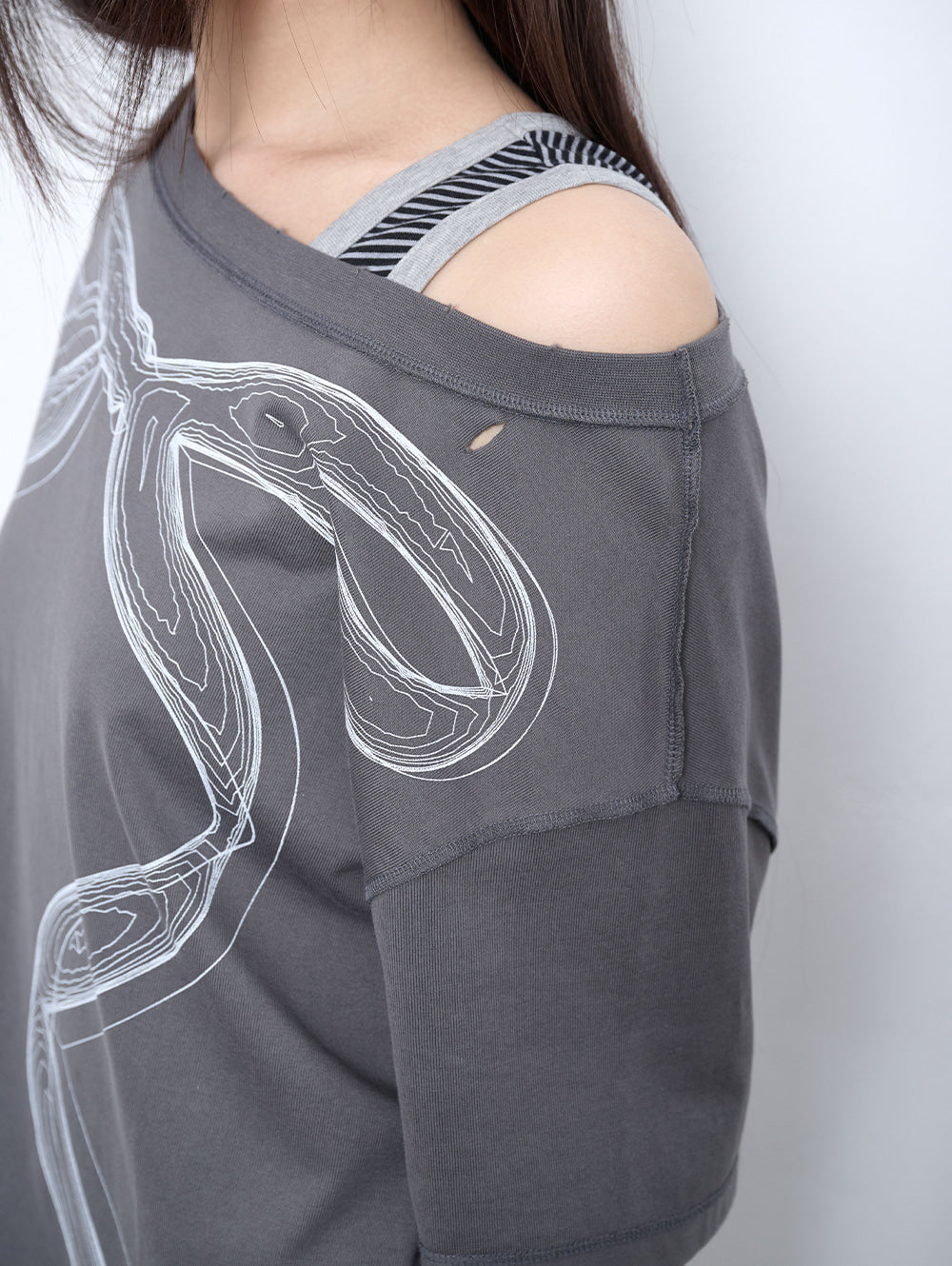 6/8 21:00発売【TUOMIO】DAMAGED T-SHIRTS