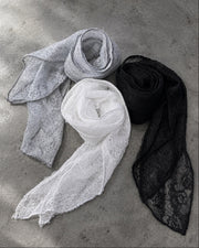大阪店 WEB限定 受注制【Never mind the XU】Lace Ribbon Tie
