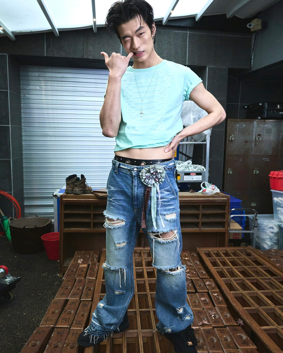 【LECYTO】Binary Hussar T-Shirt