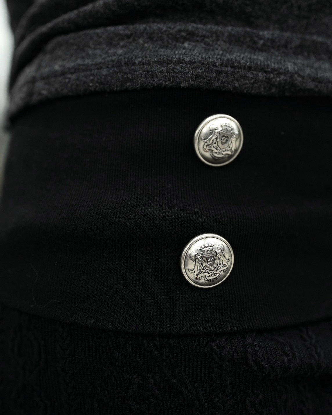 受注制【Never mind the XU】Napoleon lace knit shorts (2color)