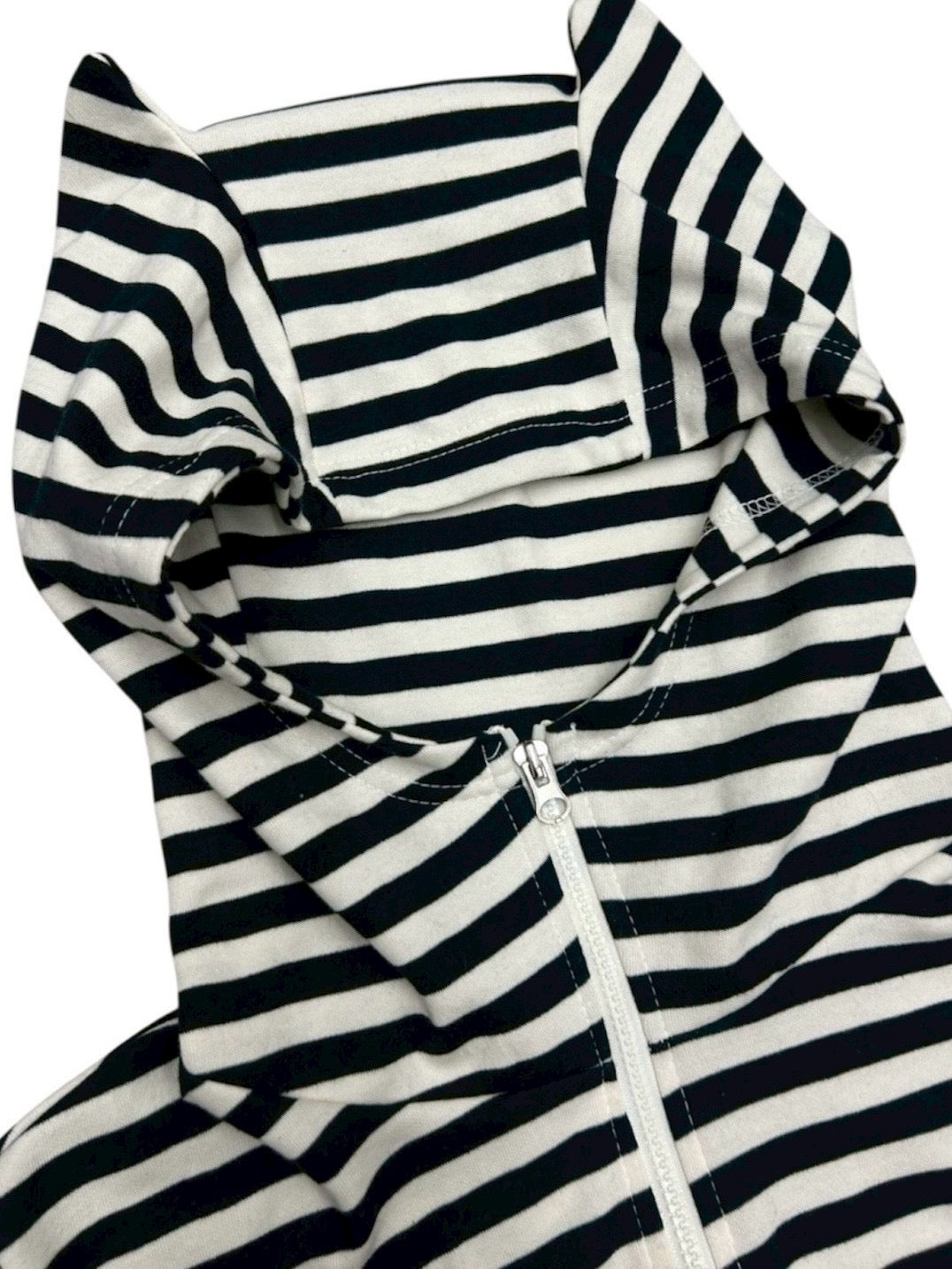 3/1 20:00発売 受注制【nmtc +】border horn zip up hoodie / 【エヌエムティーシープラス】ボーダーホーンジップアップパーカー (2color)