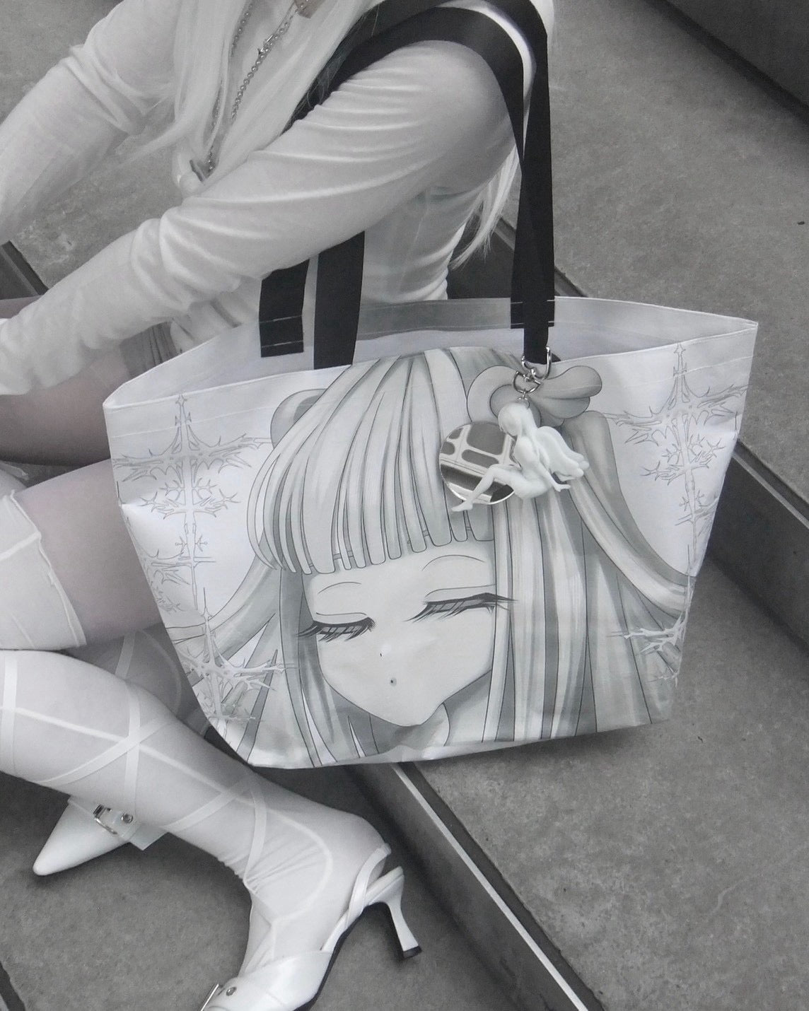 PRESSING別注【EVERYTHINGS】Angel Girl Mirror Keyring