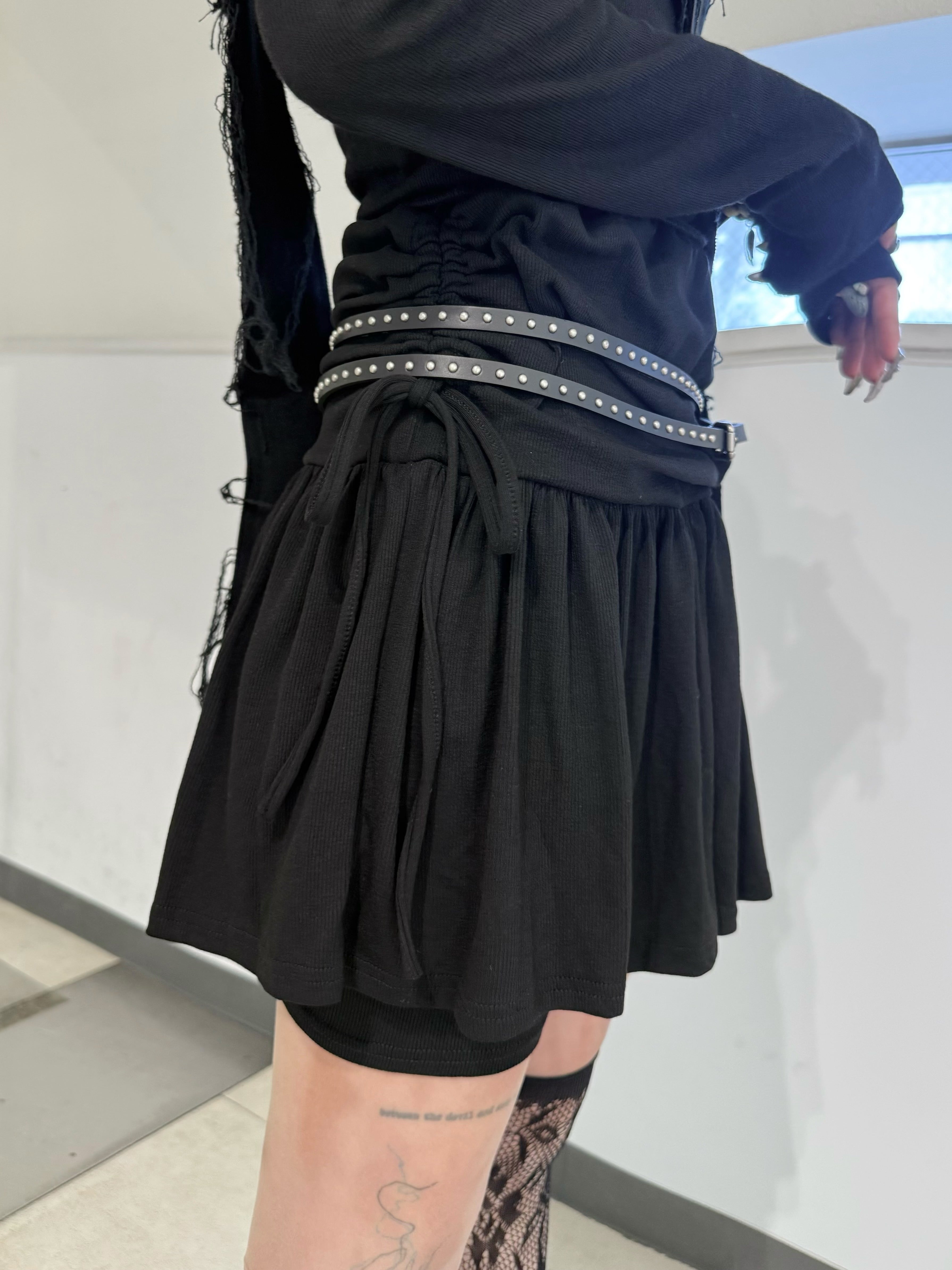 名古屋店WEB限定受注制【nmtc+】drawstring leggings skirt (3color)
