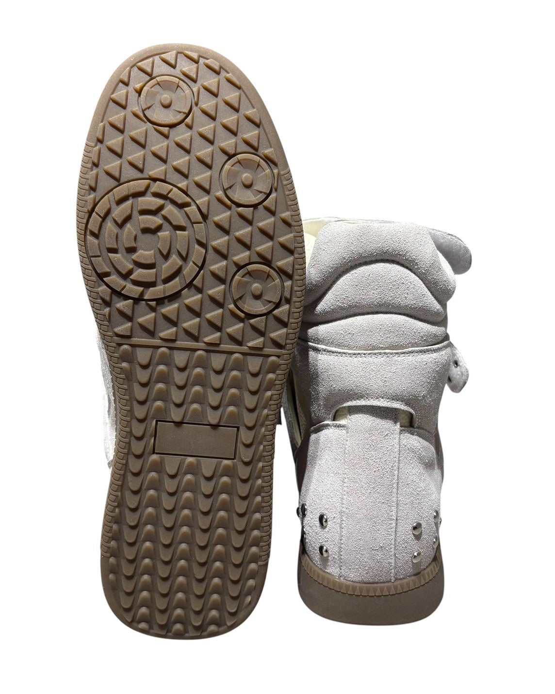 国際配送【Never mind the XU】Studs Wedge High Top Sneakers