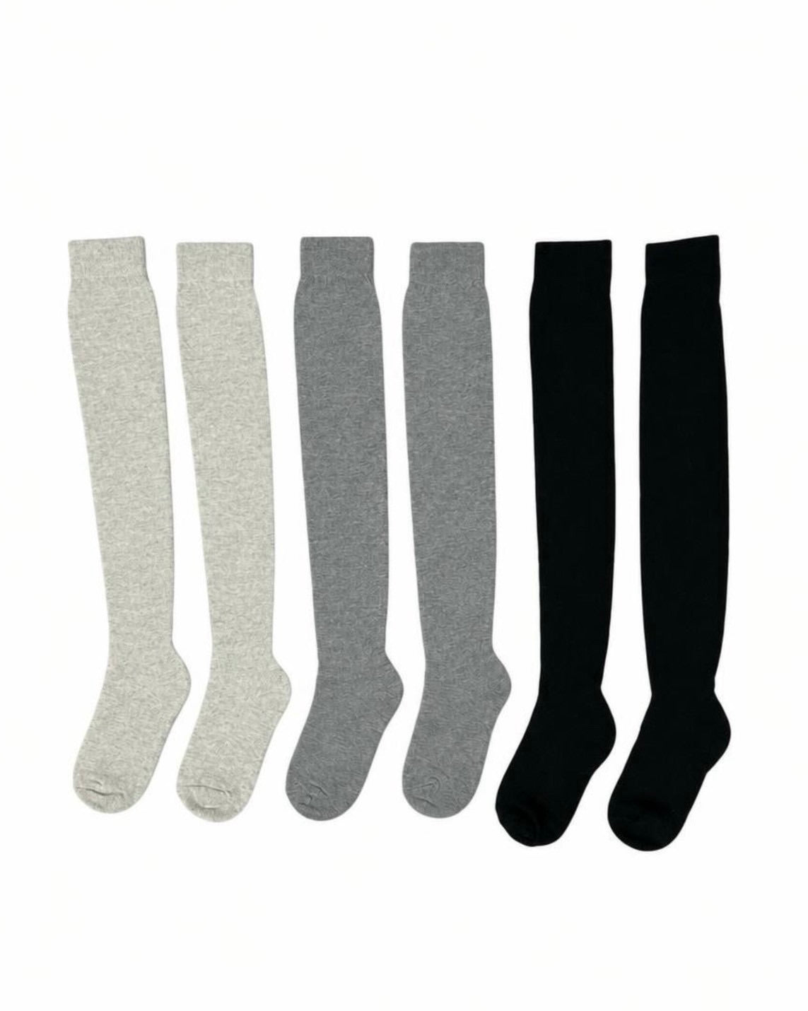 受注制【nmtc+】Over knee socks (3color)
