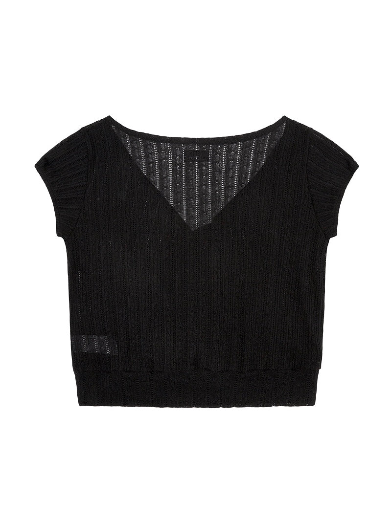 【TUOMIO】LIGHT LAYERED BOLERO