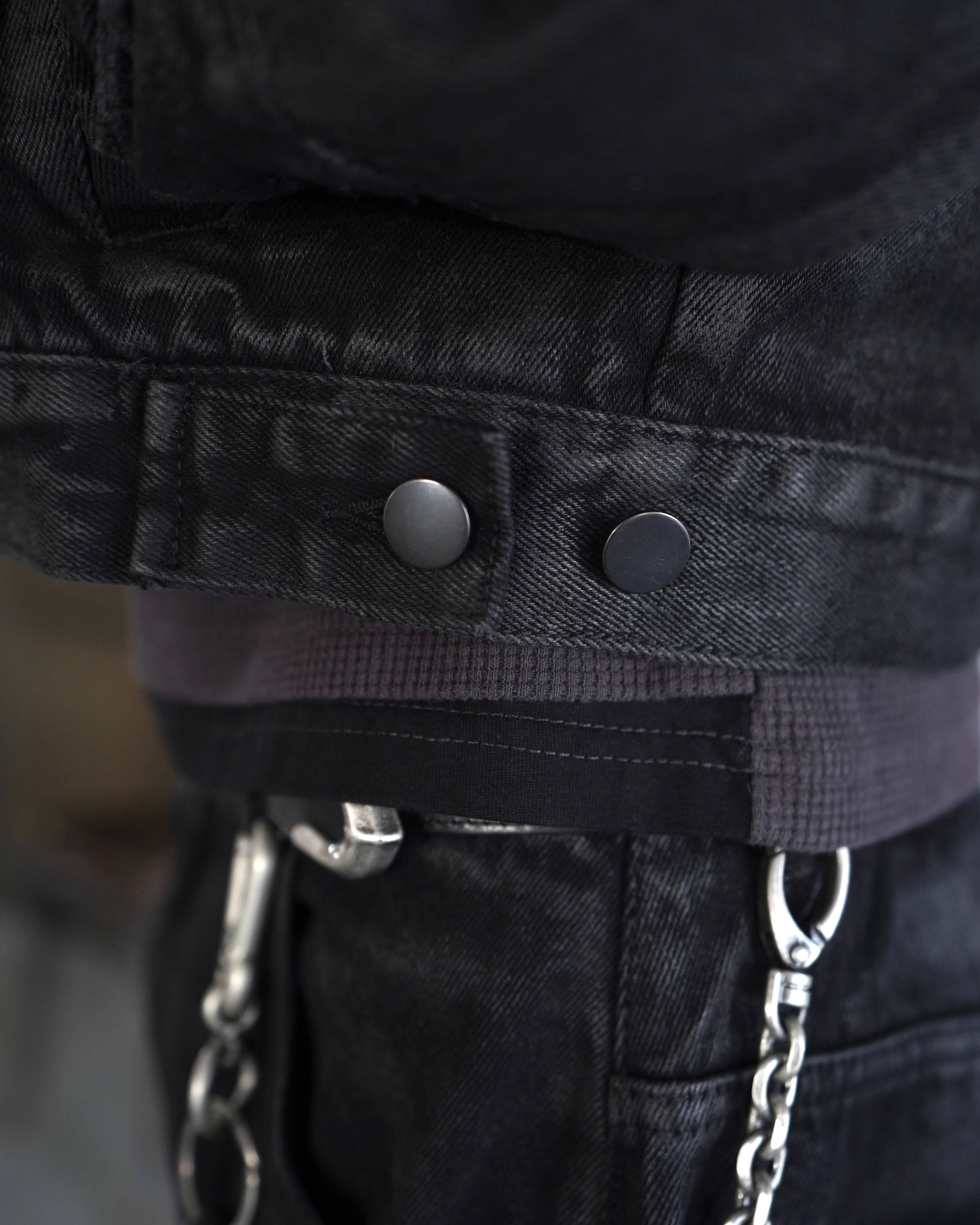 【CHIKASHITSU PLUS HIGH】Washed coating denim jacket
