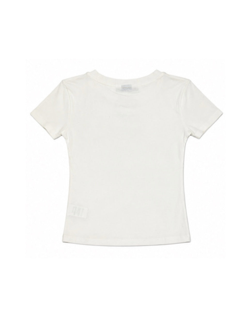 国際配送【Never mind the XU】flower rhinestone tee (3color)