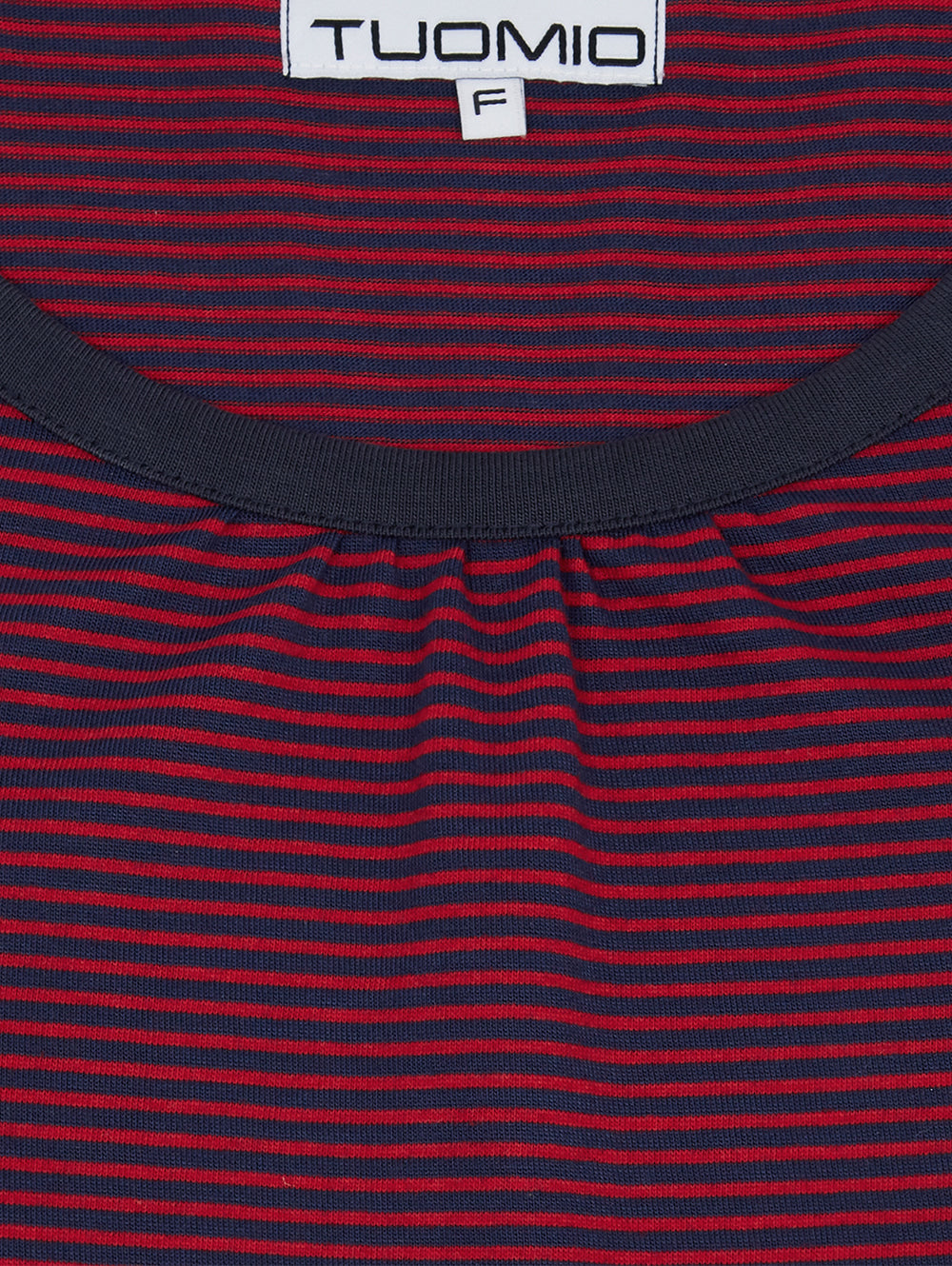 6/8 21:00発売【TUOMIO】STRIPE TIE DRESS