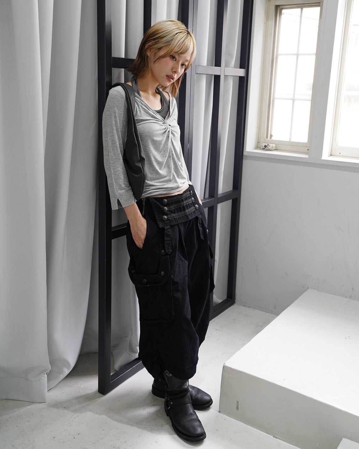 国際配送【OaKS】napoleon utility wide shorts