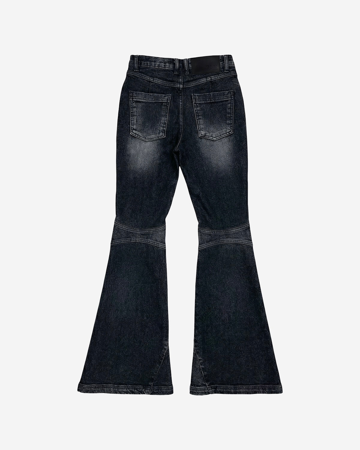 【BLR BLUER】Crush Double Line Washing Denim Pants