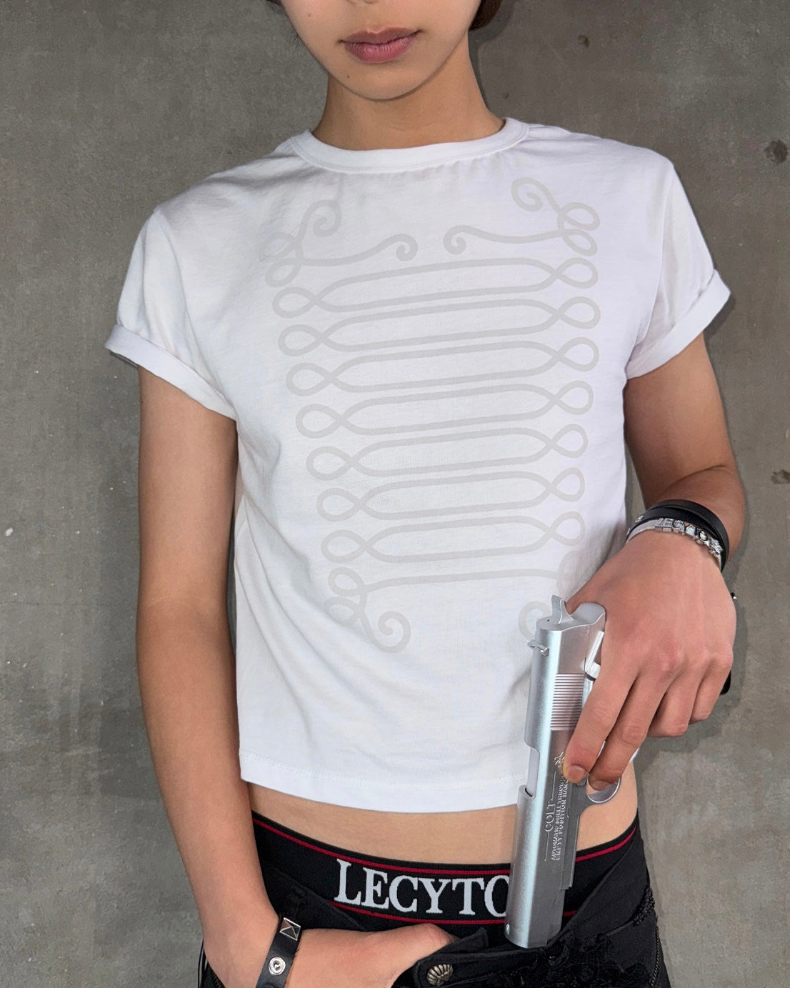 【LECYTO】Binary Hussar T-Shirt