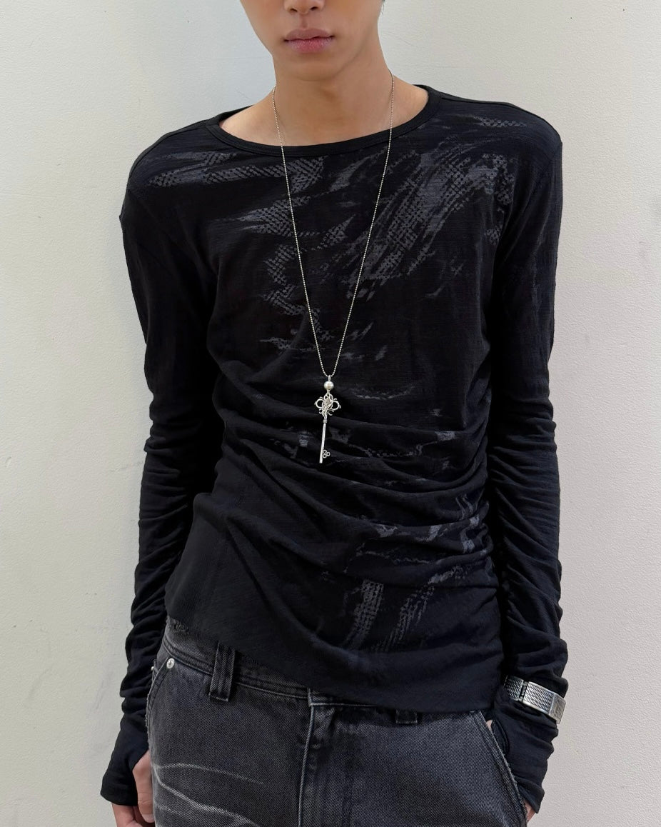 【LECYTO】Winged Key Pendant Necklace