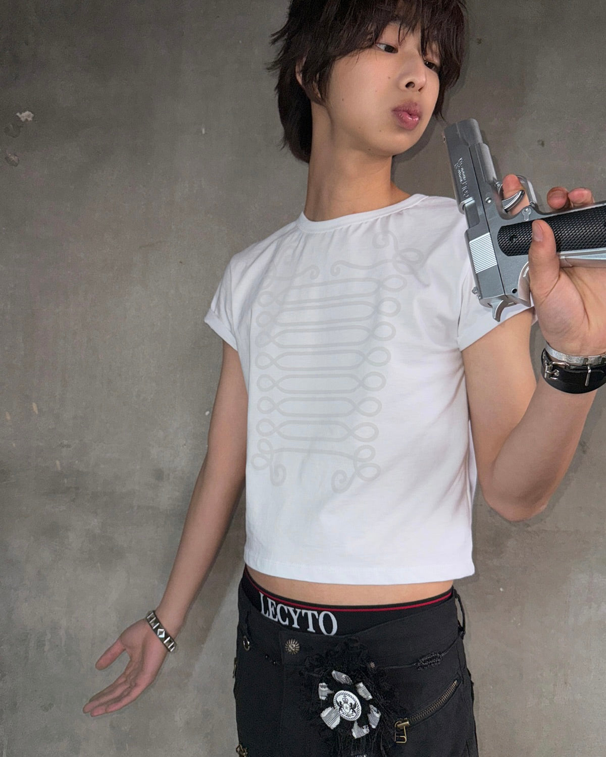 【LECYTO】Binary Hussar T-Shirt