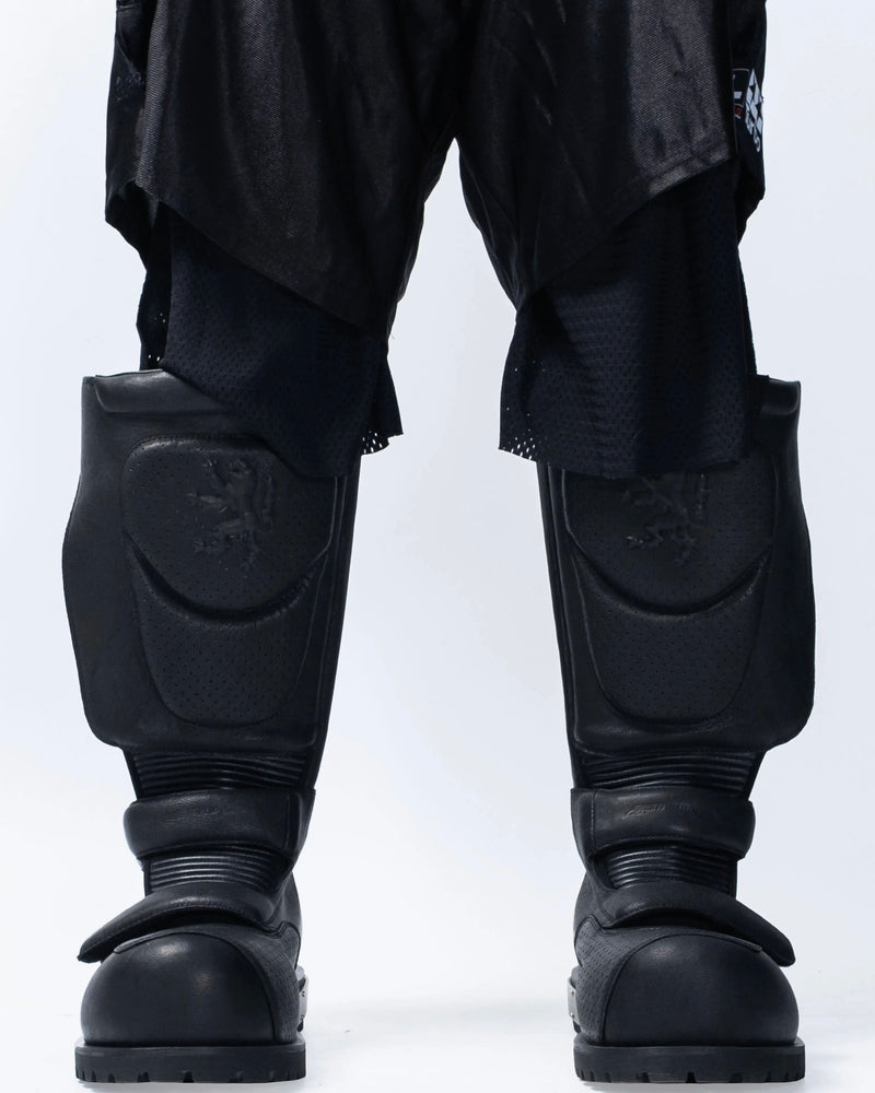 【F.V.V.O】Armored Leather High Boots