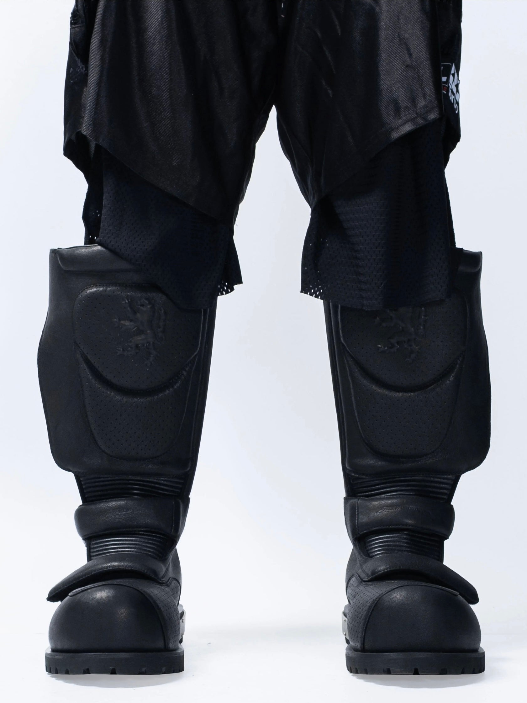 【F.V.V.O】Armored Leather High Boots