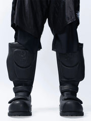 【F.V.V.O】Armored Leather High Boots