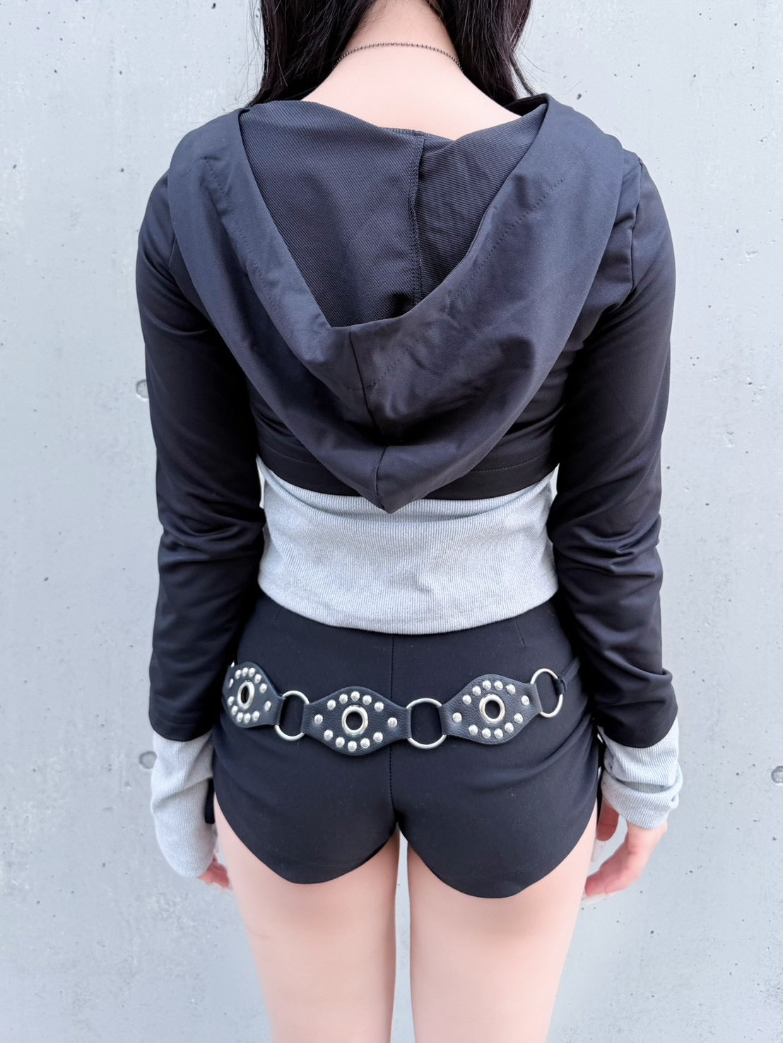 3/1 20:00発売 受注制【nmtc +】bi color vintage zip up hoodie / 【エヌエムティーシープラス】バイカラービンテージジップアップパーカー (2color)