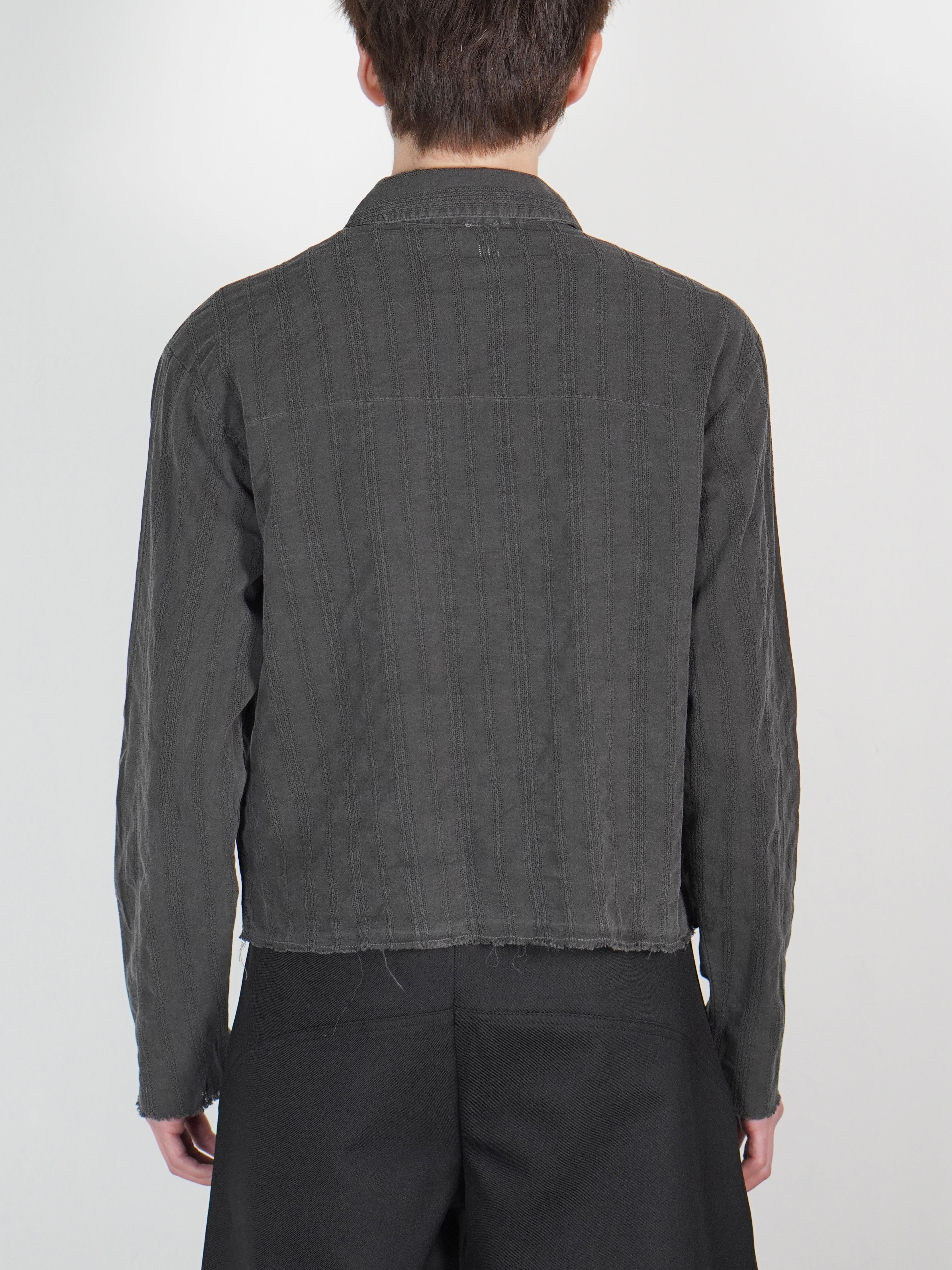 受注制【Chikashitsu +】pigment cut off shirt (2color)