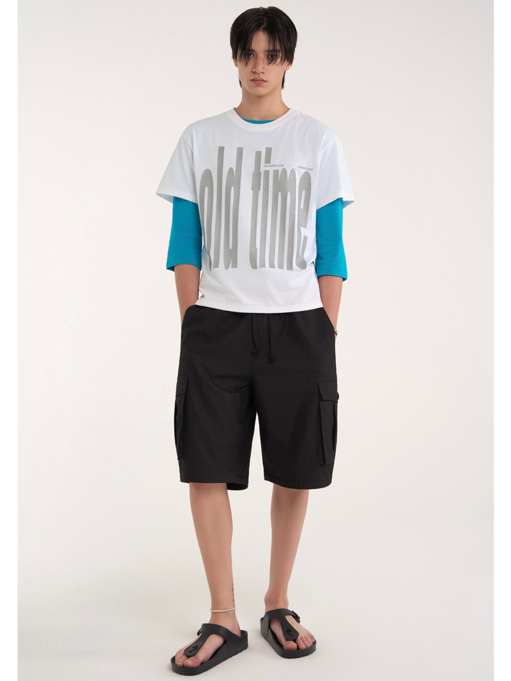 【ESC STUDIO】bold old time t-shirt