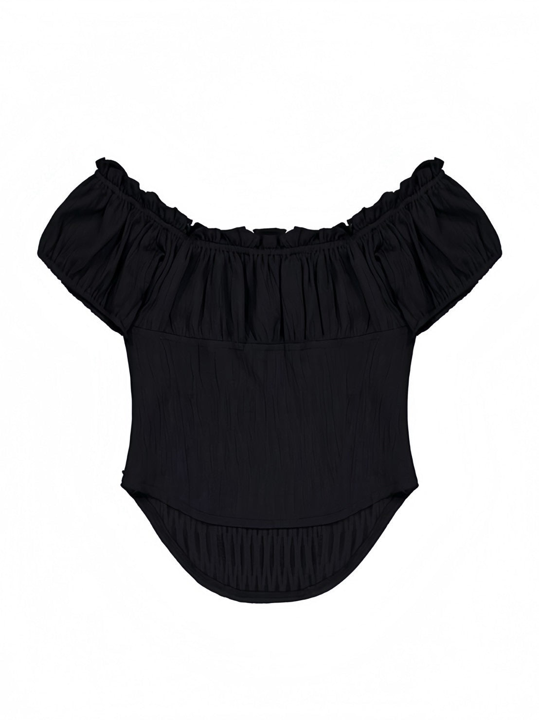 【ROCK CAKE】Curve Line Corset Blouse