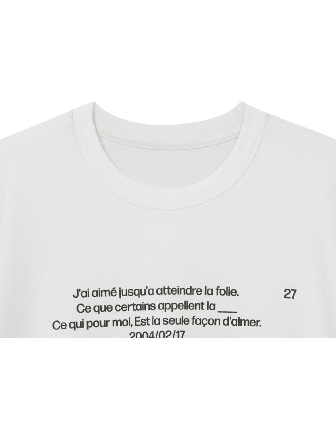 【Miseki seoul】Miseki typography short sleeves