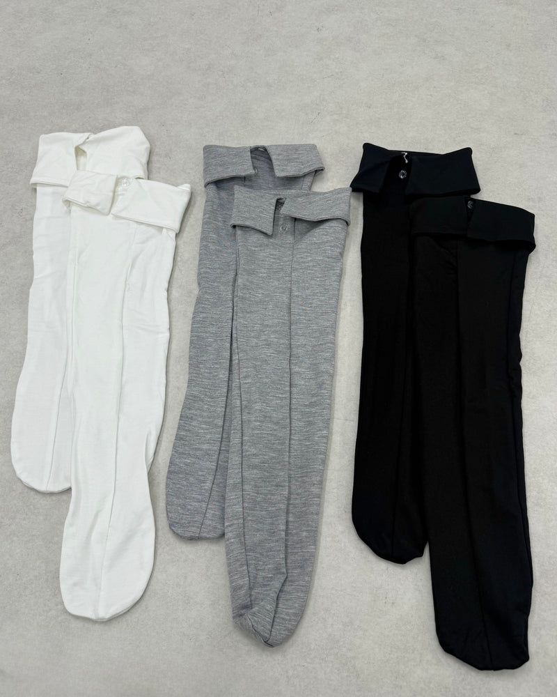 国際配送【Nerd out XU】collar knee socks (3color)