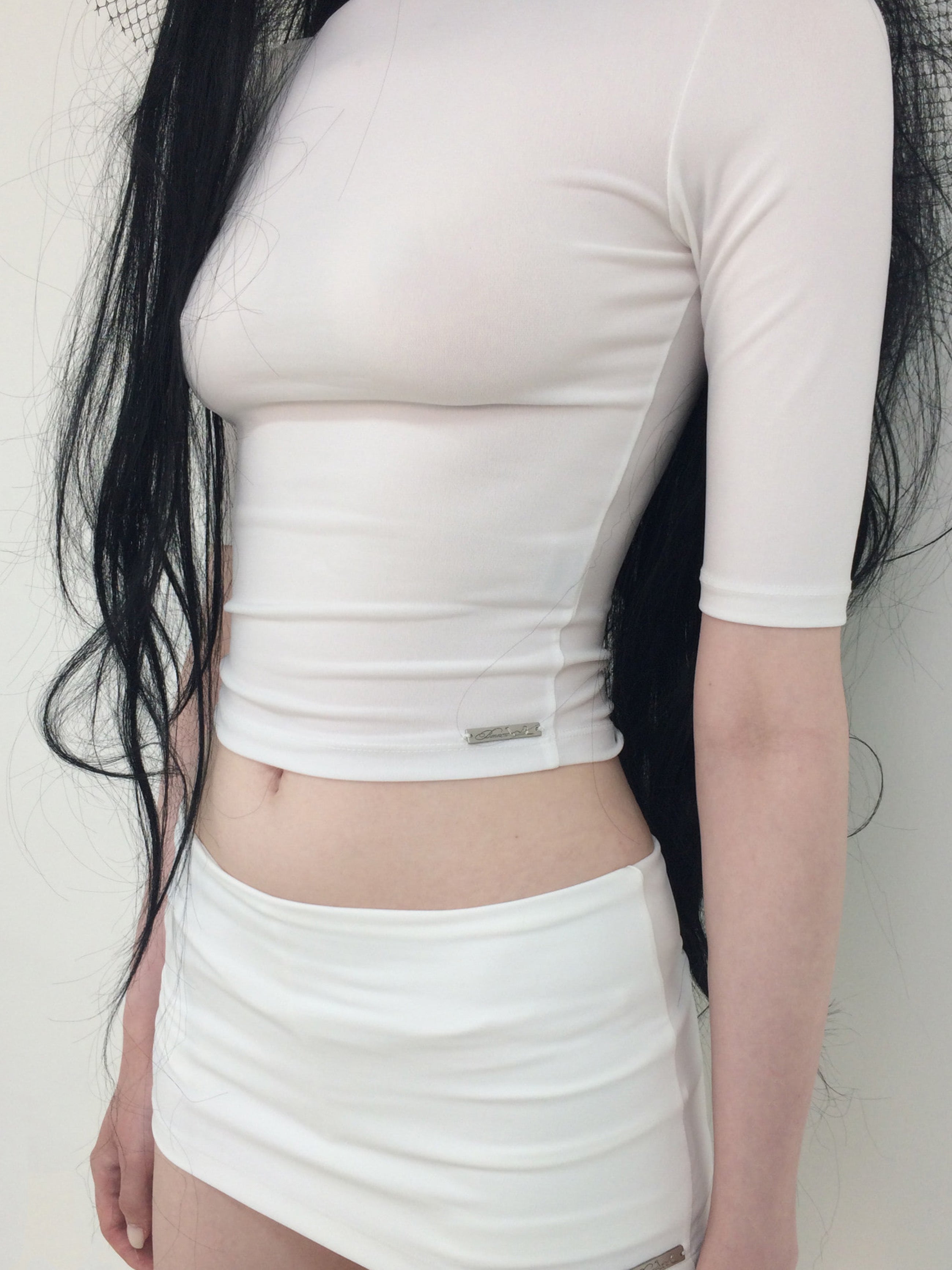【bonnae】Essential mock neck top