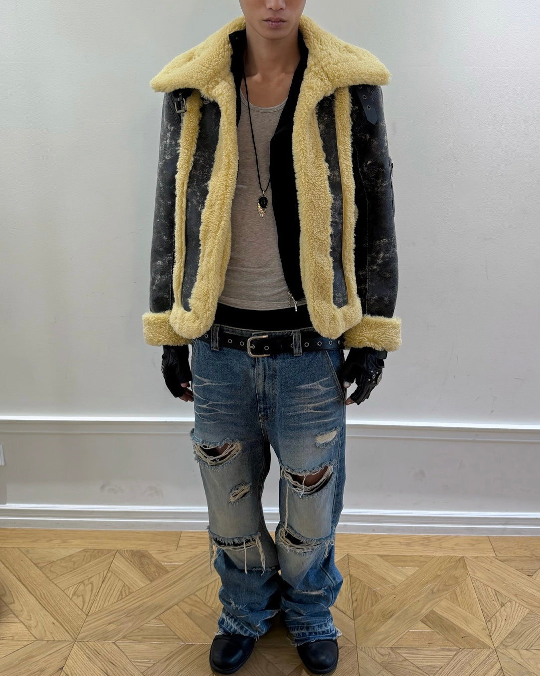 【LECYTO】Faded Outlaw Mustang Jacket