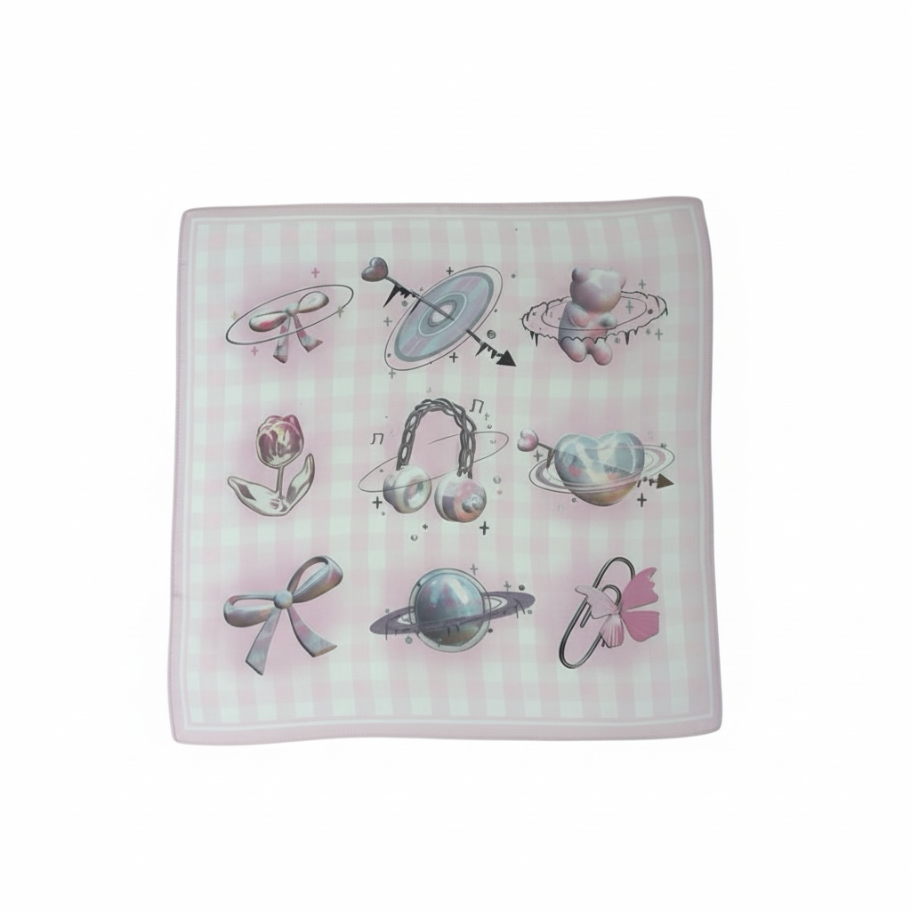 国際配送【Never mind the XU】universe graphic scarf