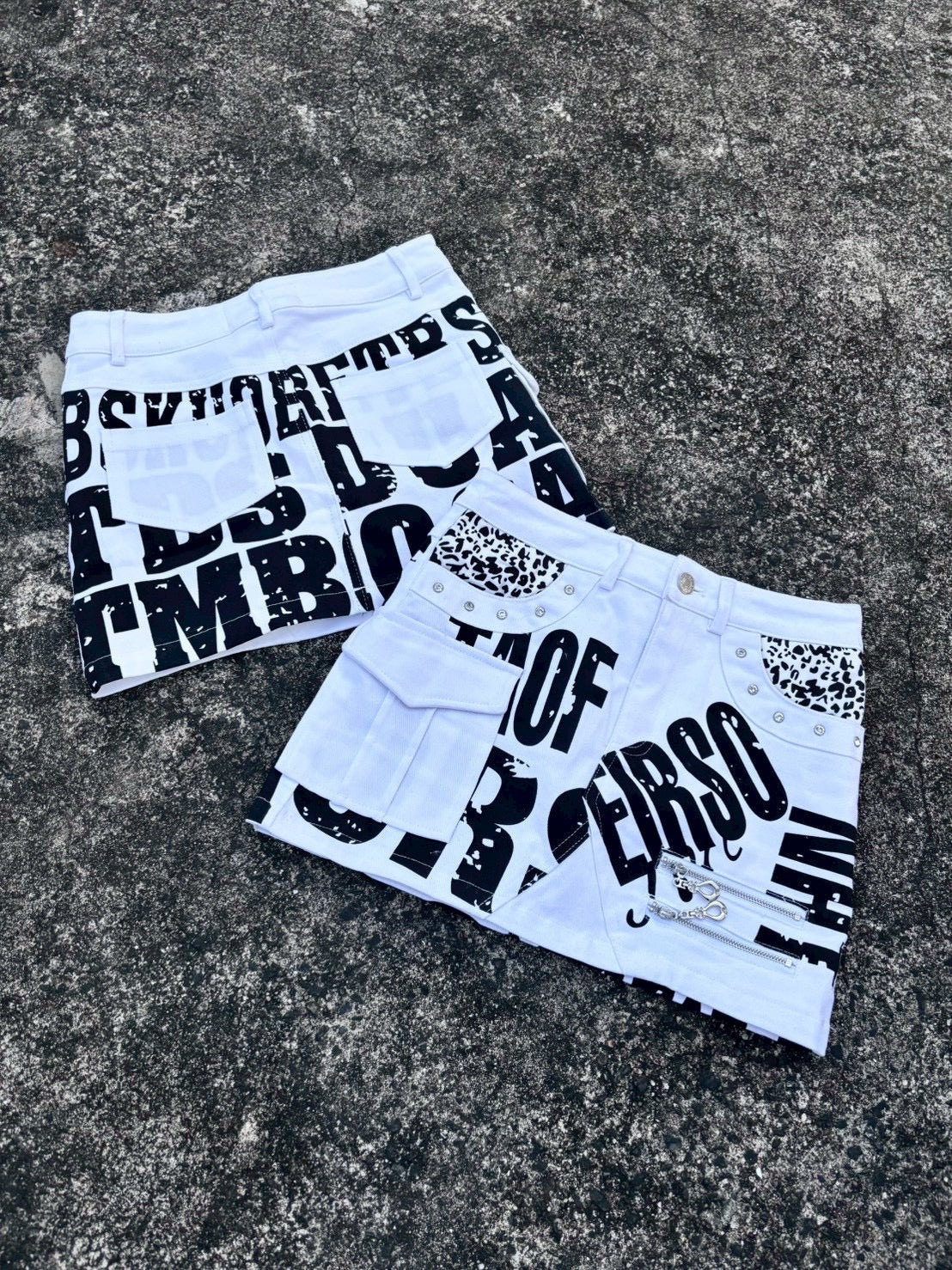 7/11 20:00発売  国際配送【BABY09】leopard pocket skirt