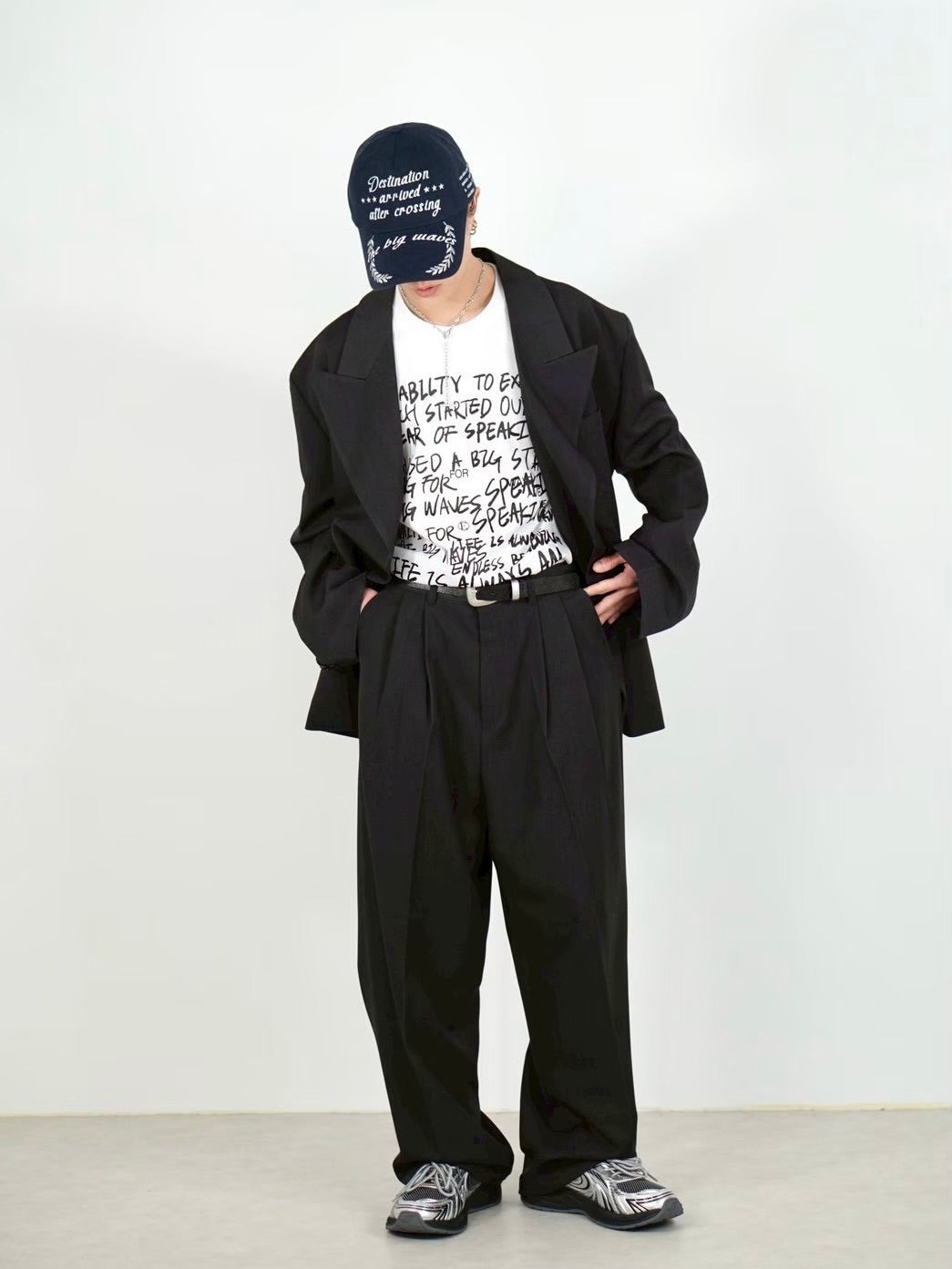 受注制【Chikashitsu +】double tailored jacket