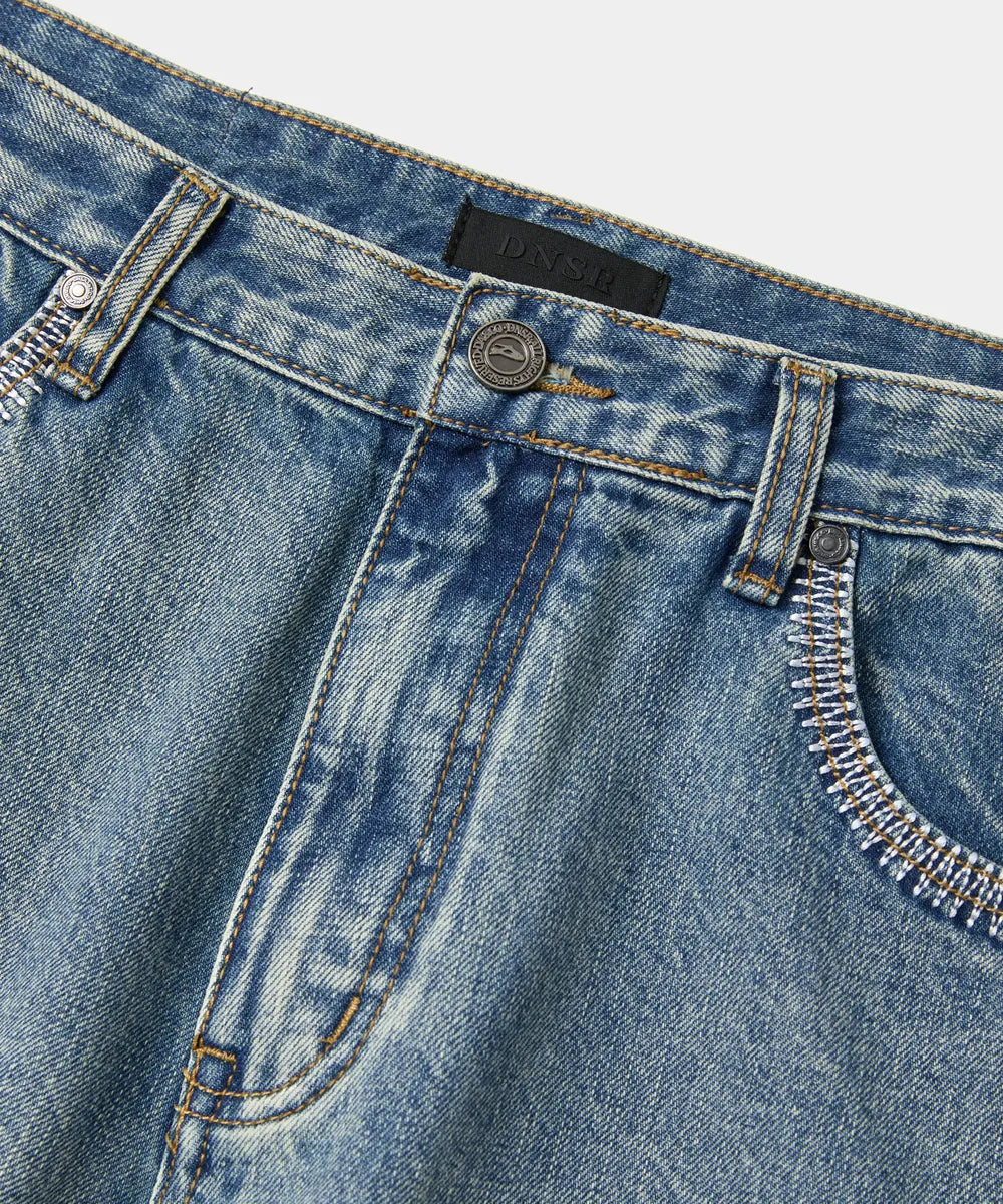 【DNSR】Spider Stitch Denim Pants