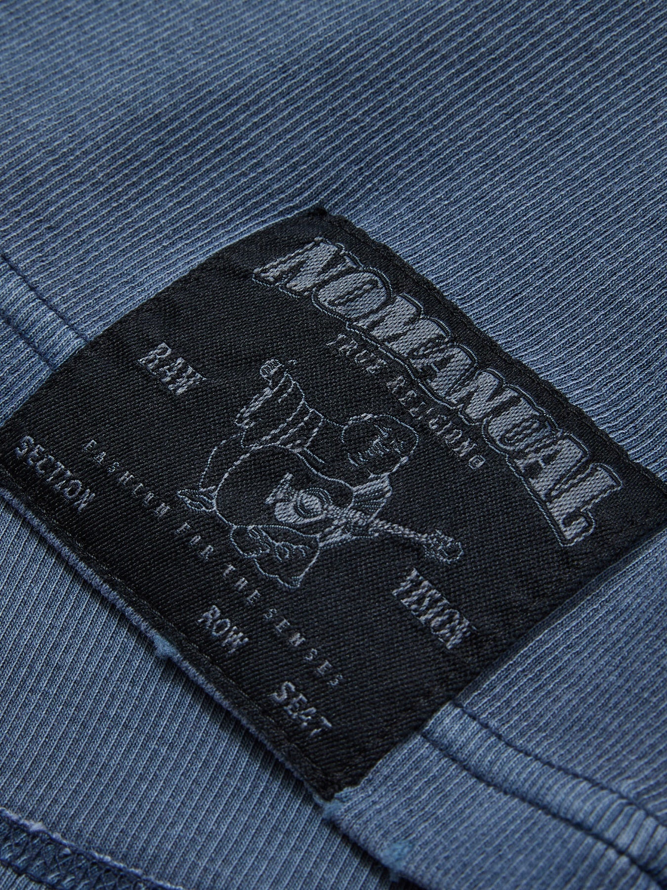 【NOMANUAL×TRUE RELIGION】NO RELIGION HENLEY BABY TEE