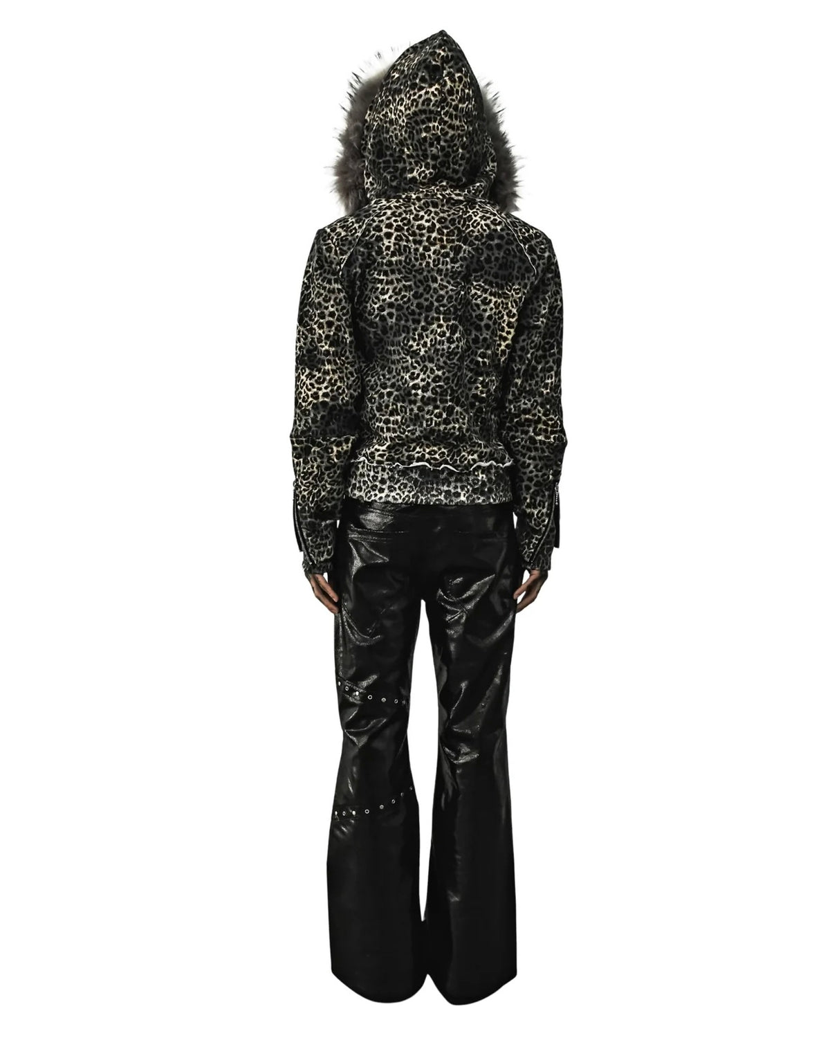 【TYPE SHADE】TYPE REOPARD FUR HOODIE
