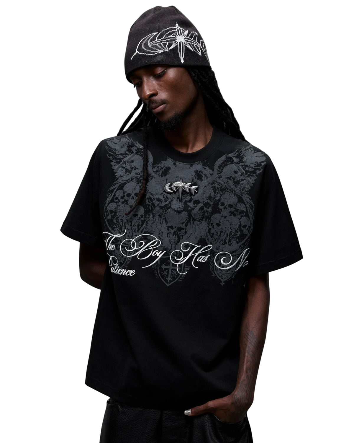【THEBOYHASNOPATIENCE】LUMINOUS DAWN BAROQUE RAGLAN S/S TEE