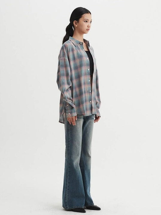 【DNSR】Signature Flare Denim Pants