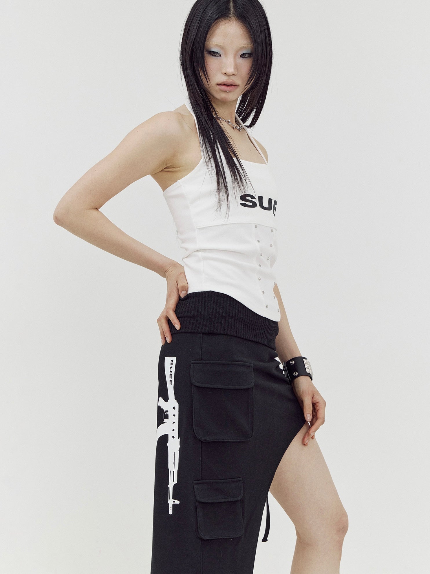 【SETUP-EXE】LOGO HALTER TANK TOP