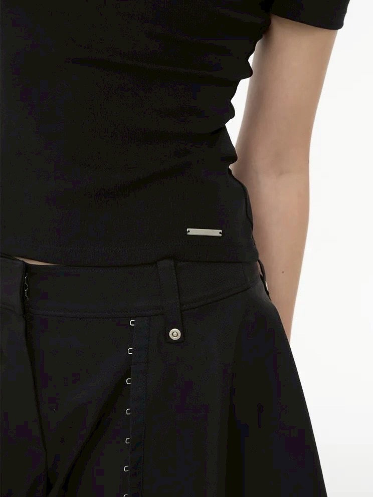 【ROCK CAKE】Shoulder Cutout Top