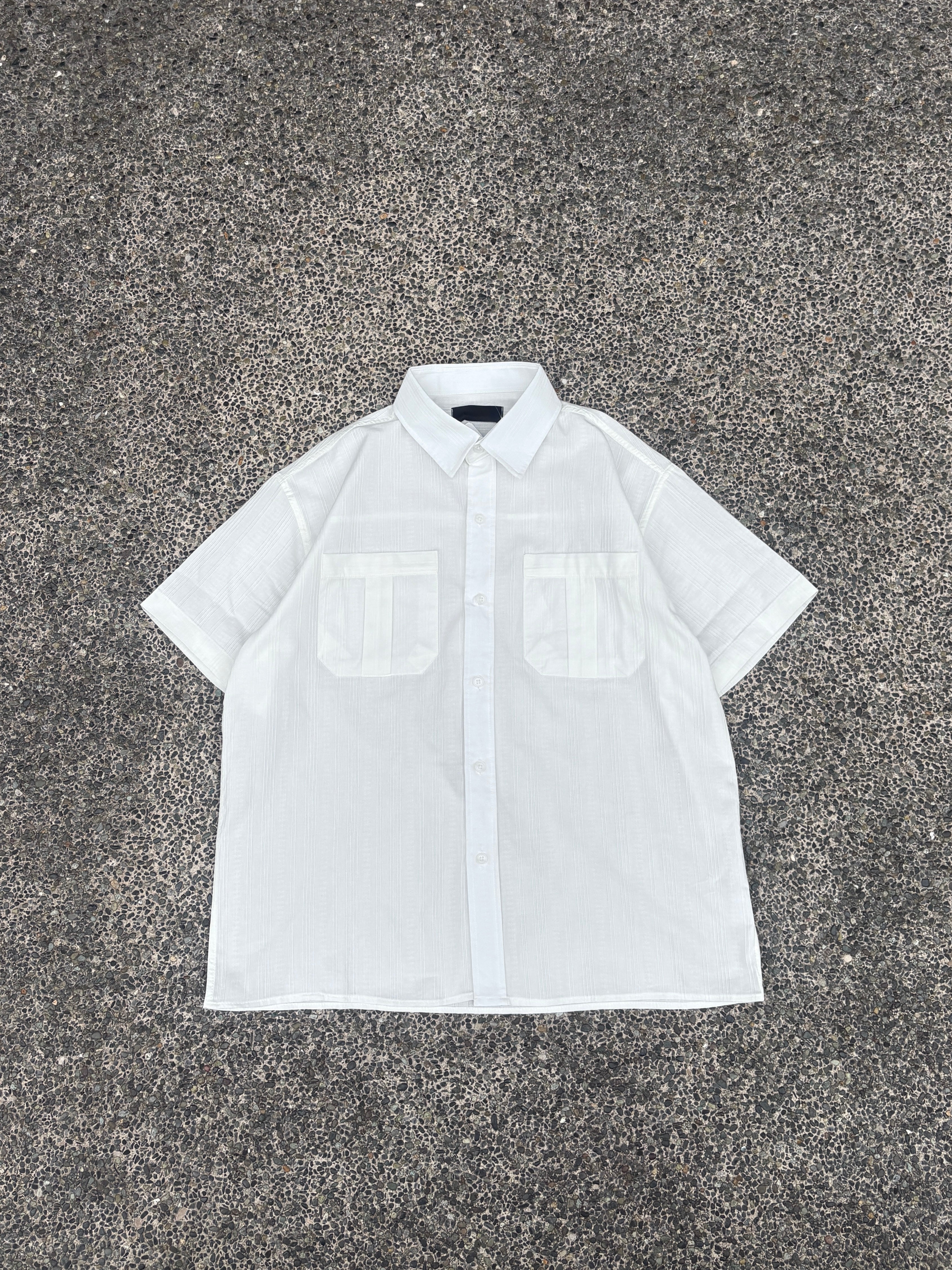 受注制【youll】jacquard cropped shirt (2color)