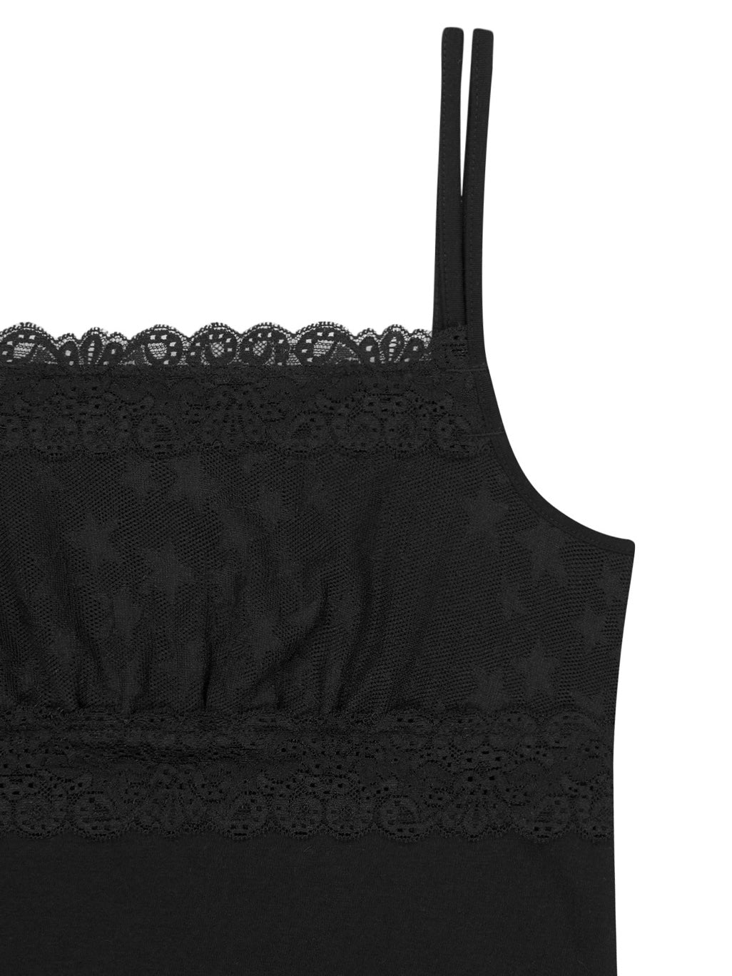 【OJOS】Double Strap Lace Sleevless