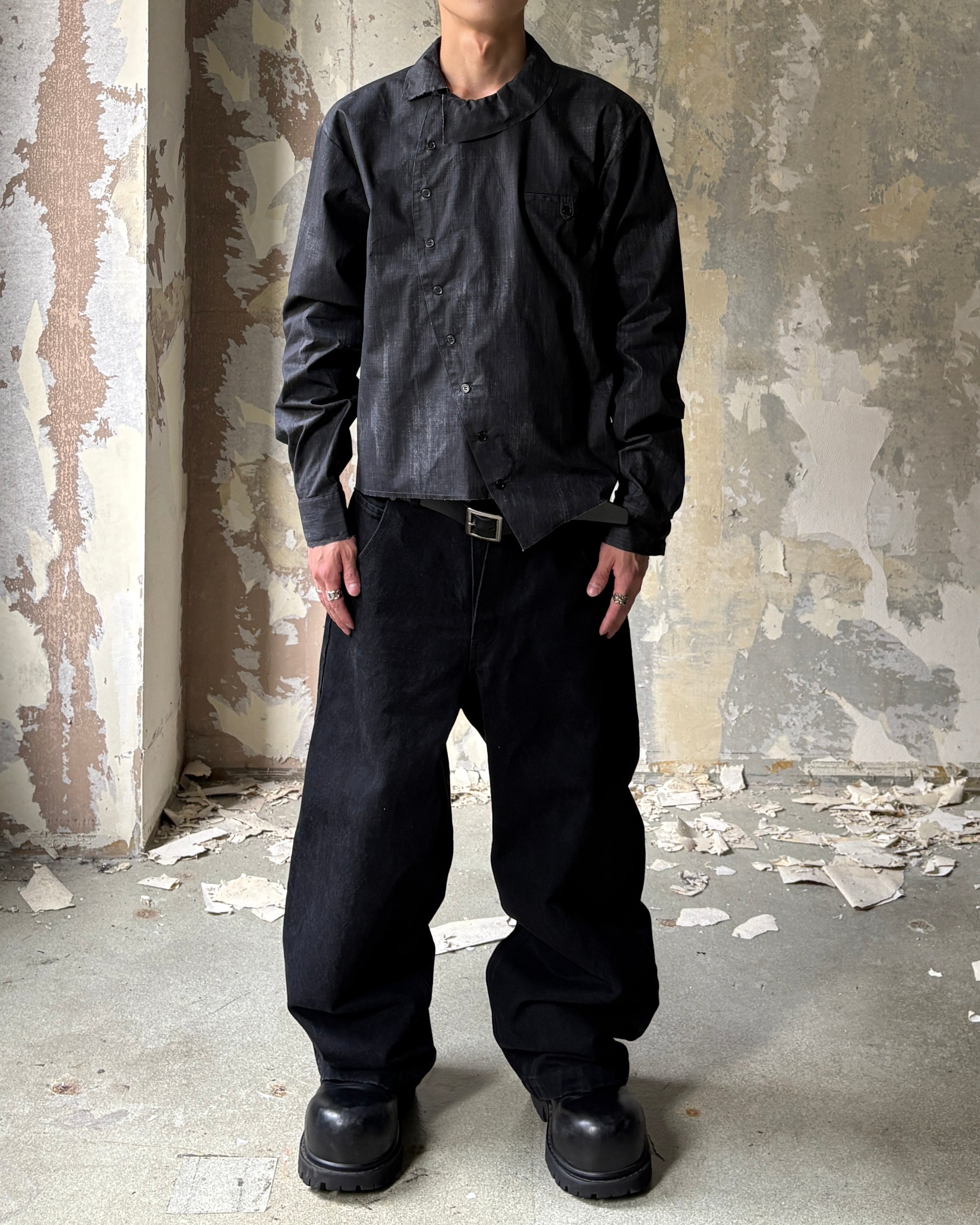 【Lee fi Ne】Offset Fade Shirt